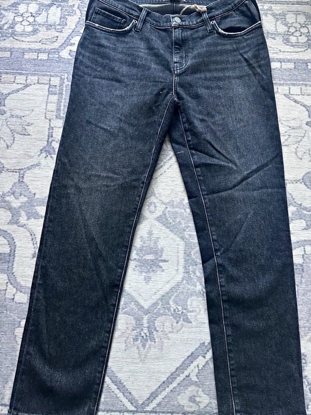 HATCH The Boyfriend Under Belly Maternity Jeans Black / Dark Wash - Size 28